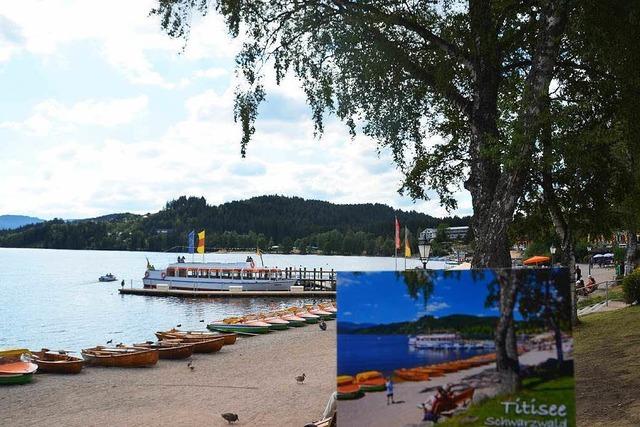 Postkarten: Titisee ist eine Hochburg des analogen Urlaubsgrues