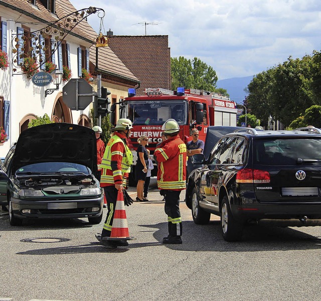 Vermutlich wegen des Ausfalls einer Am...r der &#8222;Krone&#8220;   zusammen.   | Foto: Horst David