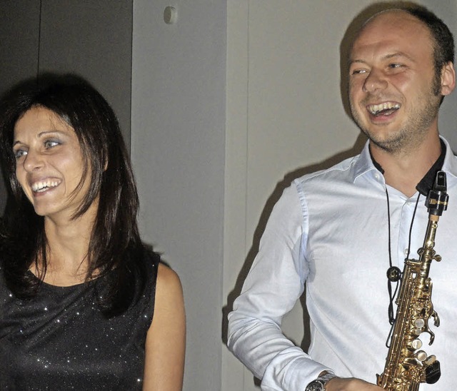 Manuela Di Marco und Massimo Giacchett...ietungen in der Kirche Peter und Paul.  | Foto: Bianca Flier