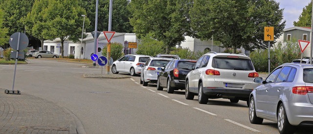 Viel Geduld brauchen die Autofahrer derzeit in Kippenheim.  | Foto: sandra decoux-kone