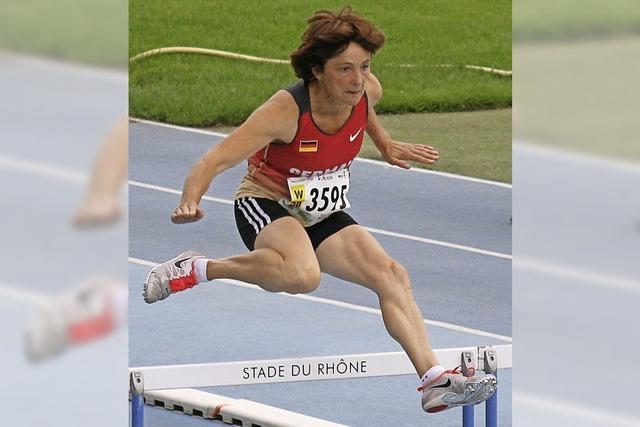 Rosemarie Bär bei der Senioren-Leichtathletik-Weltmeisterschaft