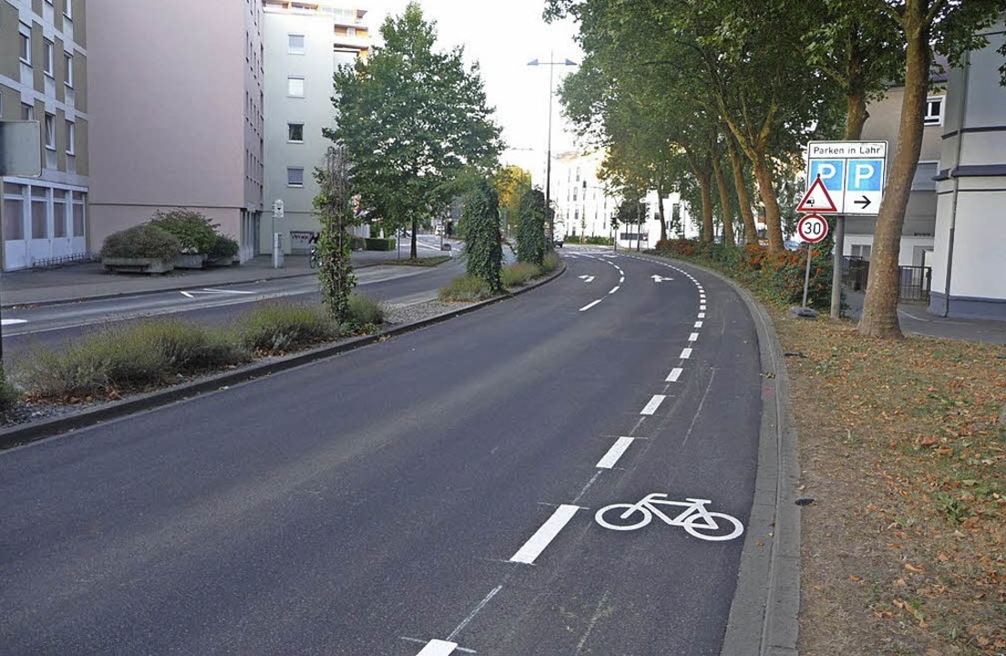 Sicherer Radfahren mit Schutzstreifen Lahr Badische Zeitung