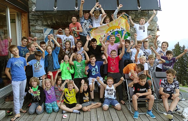 Gute Laune hatten Betreuer und Teilnehmer des Sommerlagers der KJG Wittnau.  | Foto: privat