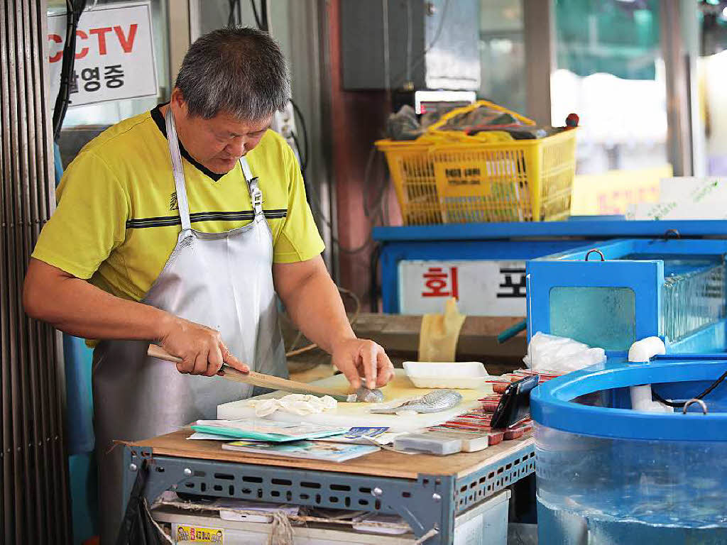 Menschen in Suwon