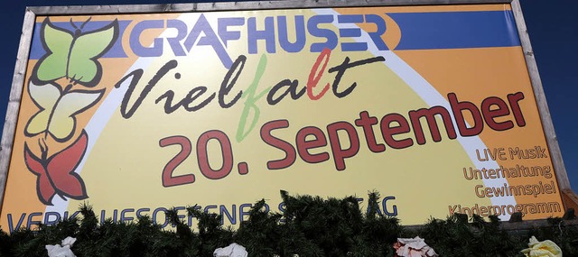 Am 20. September prsentiert sich Graf... erneut   in  seiner ganzen Vielfalt.   | Foto: DieckmaNN