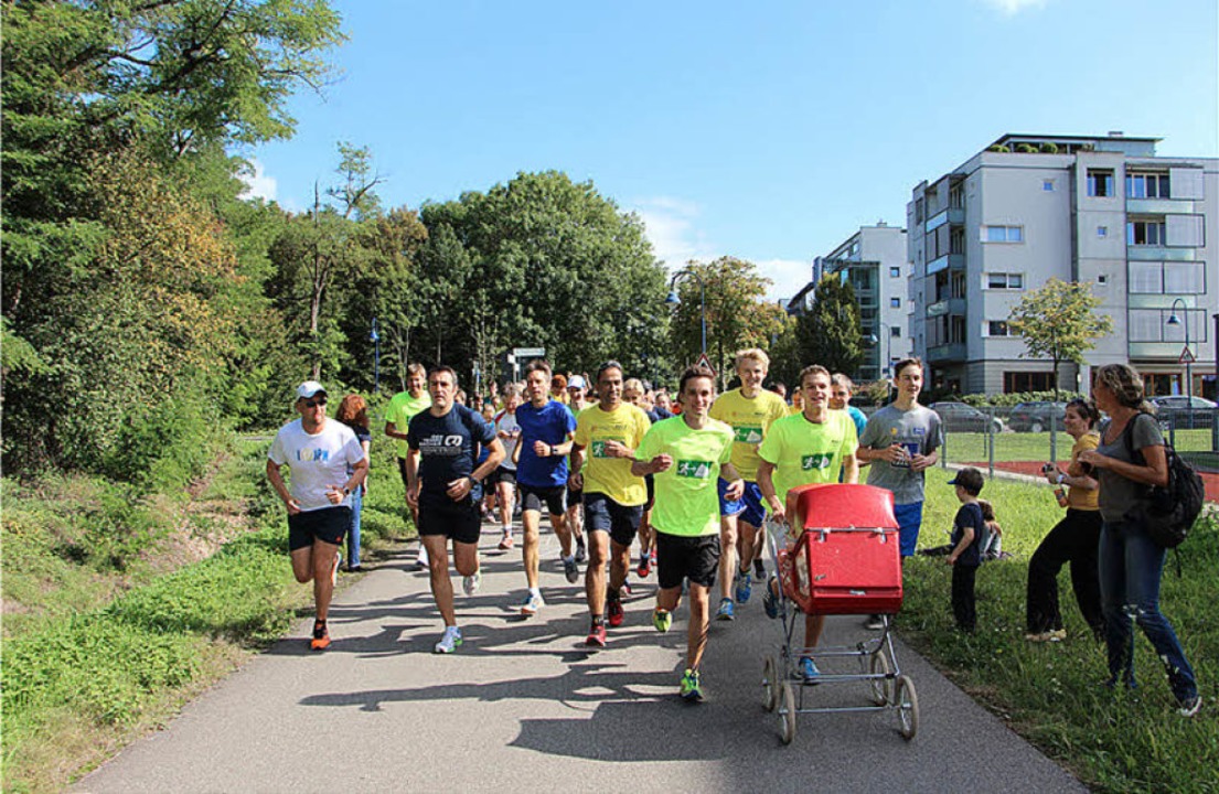 Ganz entspannt ging es schon im vergan...sinternen &#8222;Rieselfeldmeile 17.   | Foto: privat