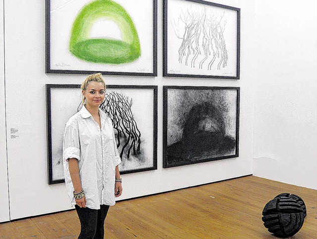 Julia Hring aus Stuttgart studiert Ku...ie ist begeistert von der Kunst dort.   | Foto: Privat