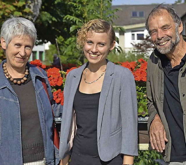 Sylvia Adam, Friederike Scheunchen und...ber die Zusammenarbeit bei Chornetto.   | Foto: Sebastian Wolfrum