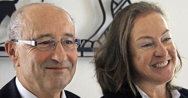 Der scheidende Direktor und die neue D...dshut: Heinz Jockers und Anita Rding   | Foto: Amtsgericht