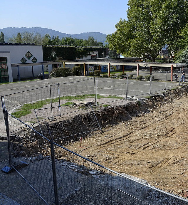 Die Hans-Thoma-Gemeinschaftsschule und...chulen entsteht eine neue Sporthalle.   | Foto: Hrvoje Miloslavic