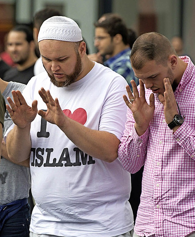 Hoffen auf Zulauf: Salafisten in Deutschland   | Foto: dpa