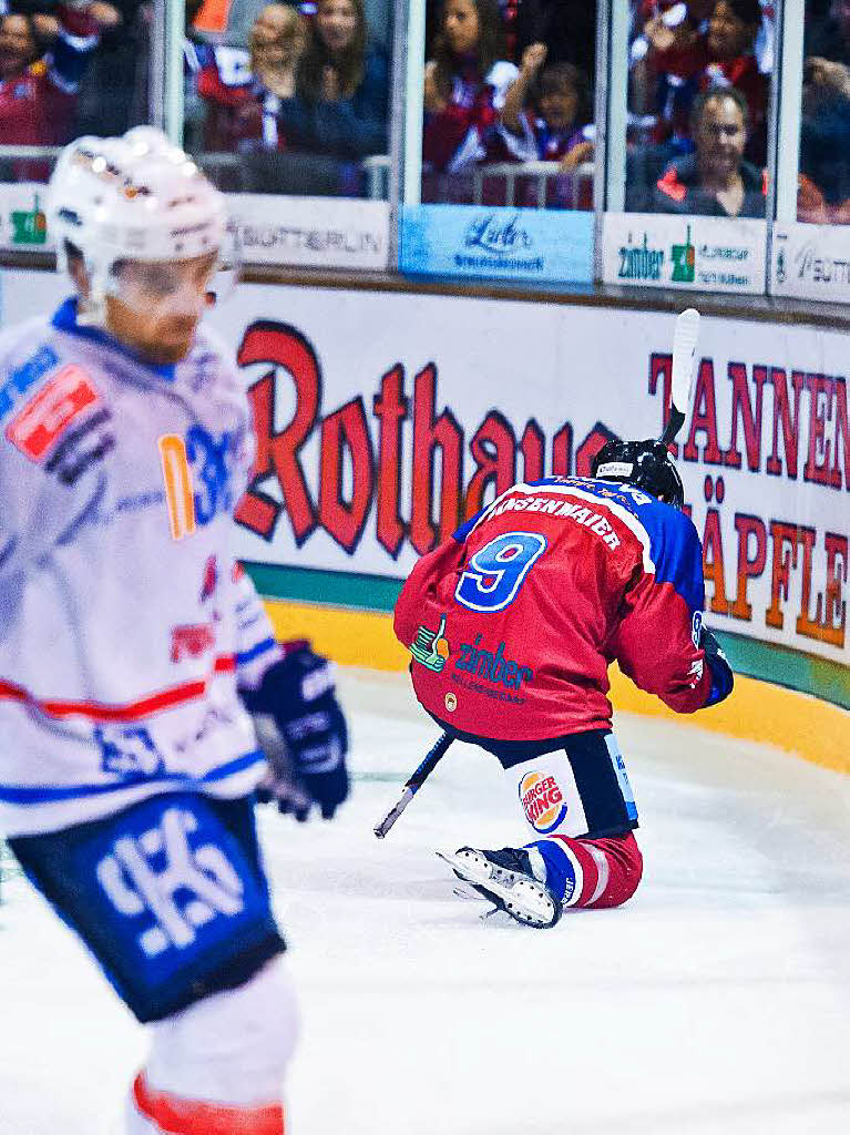 Debt in der zweiten Liga: Der EHC Freiburg musste gegen die Heilbronner Falken an.