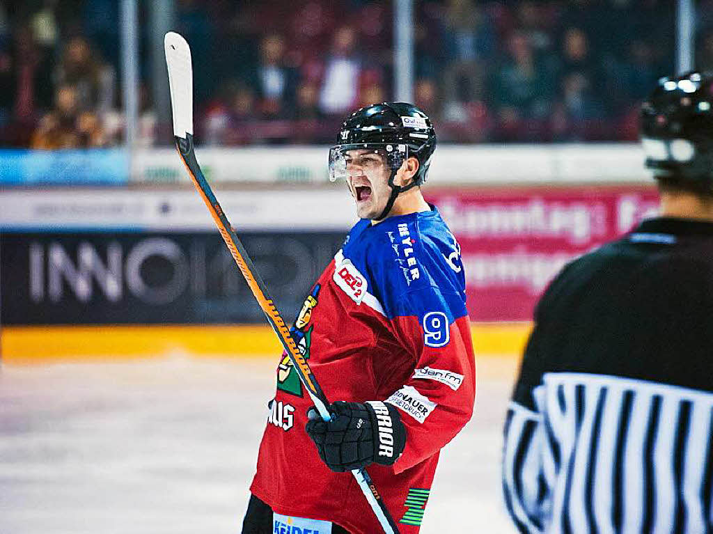 Debt in der zweiten Liga: Der EHC Freiburg musste gegen die Heilbronner Falken an.