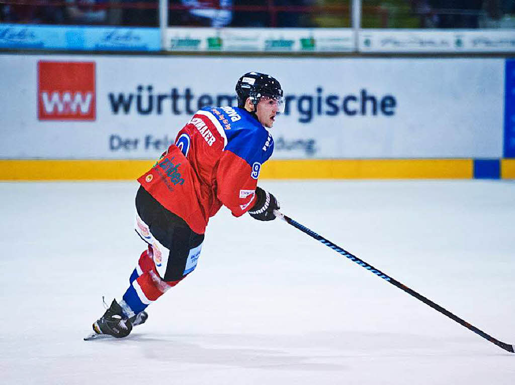 Debt in der zweiten Liga: Der EHC Freiburg musste gegen die Heilbronner Falken an.