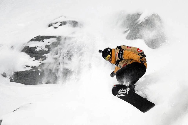 Ein Snowboarder in seinem Element. (Symbolbild)  | Foto: AFP