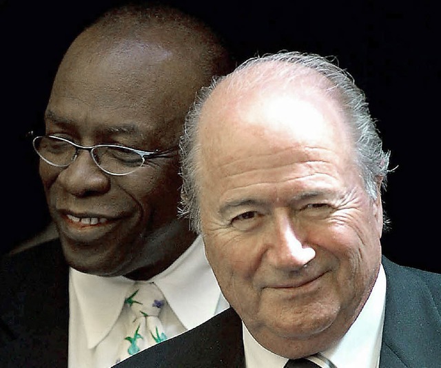 Joseph Blatter (rechts) und Jack Warner  | Foto: dpa