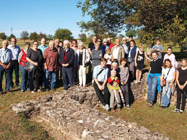 Der rmische Gutshof zog am &#8222;Tag...nen Denkmals&#8220; viele Besucher an.  | Foto: Paul Schleer