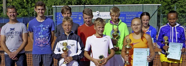 Sieger und Platzierte bei den Junior Open in Ettenheim.   | Foto:  Ralph Furtwngler