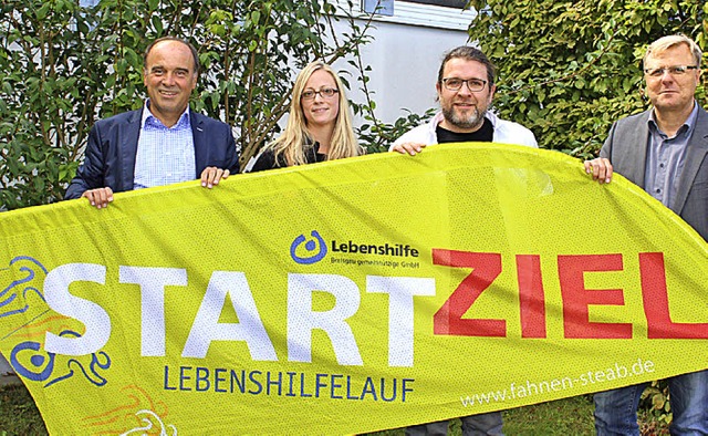 Werbung fr den Lauf der  Lebenshilfe in Btzingen  | Foto: Schneberg