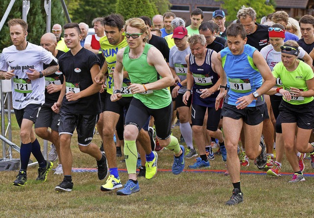 Rund um Altglashtten fhrte die zehn ...cke beim Schwarzwlder Schinkenlauf.    | Foto: scheu