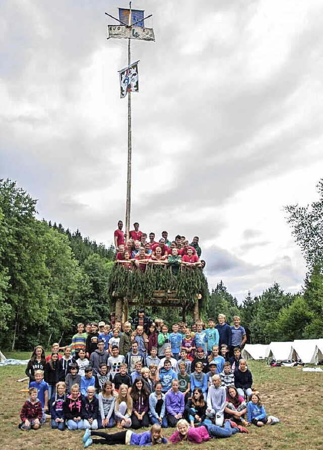Die Teilnehmer des Sommerzeltlagers   | Foto: privat