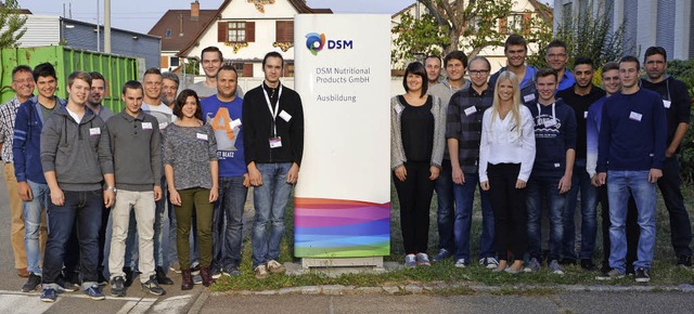 Die neuen Auszubildenden haben bei DSM begonnen.   | Foto: ZVG