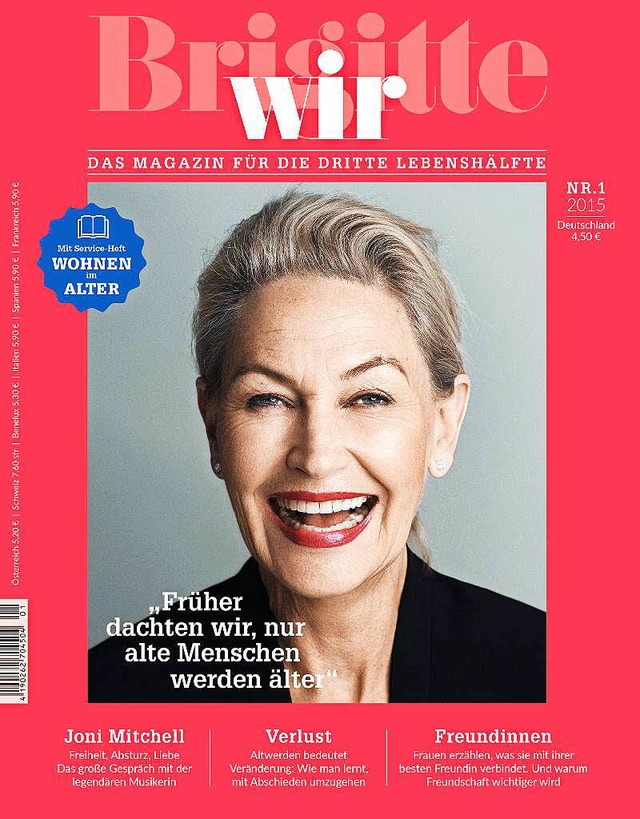 Neuerscheinung: Das Titelbild der Zeitschrift &#8222;Brigitte wir&#8220;.   | Foto: obs / BRIGITTE WIR 1/15