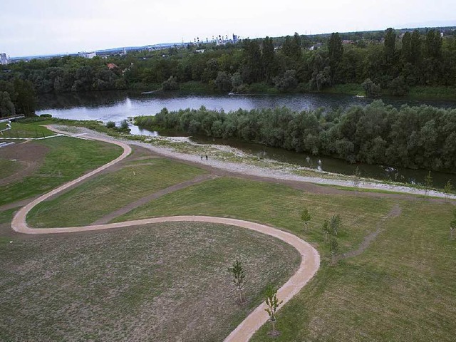 Ausgleich mit Aussicht: die Rheingrten   | Foto: Volker Mnch