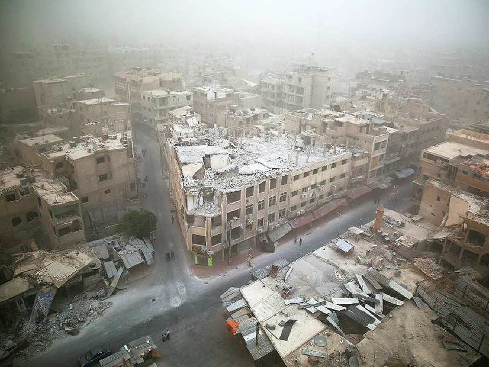 Vom Bürgerkrieg verwüstet: die syrische Stadt Duma nahe Damaskus  | Foto: afp