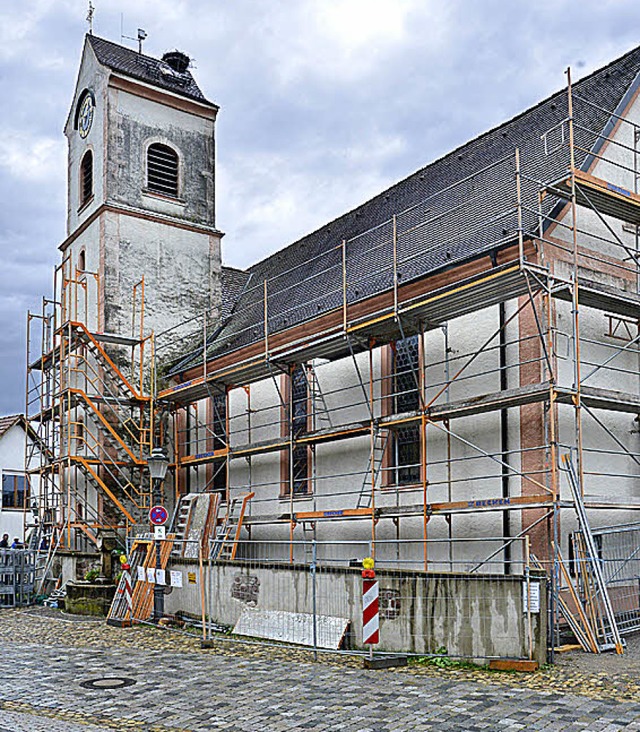 Gut gerstet fr die Sanierung: die Thomaskirche   | Foto: Bamberger