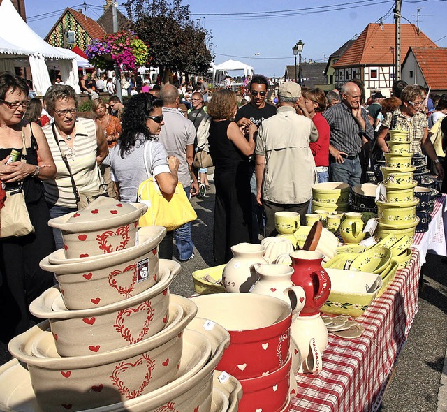 Der Tpfermarkt in Soufflenheim ist immer eine Reise wert.   | Foto: RAAB