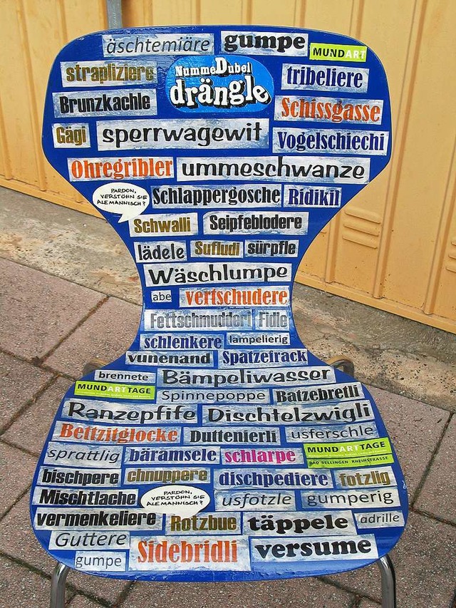 Muttersprache oder Kauderwelsch? Bei M... in Bad Bellingen ist das keine Frage.  | Foto: Archivfoto: Jutta Schtz