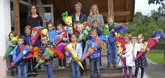 Fr 15 Kinder aus Wutach begann am Mit...anie Baumgrtner und Mirijam Fricker.   | Foto: Gertrud Rittner