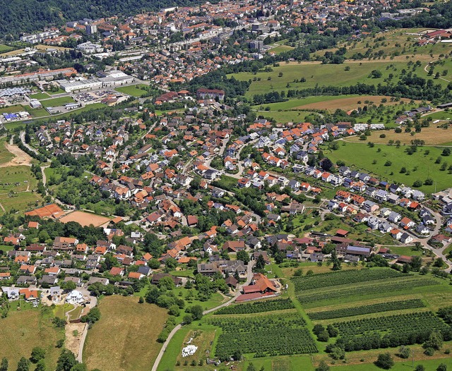 Begehrtes Bauland: Spitzenreiter bei d...st insbesondere der Bereich Rebacker.   | Foto: Archivfoto: Erich Meyer