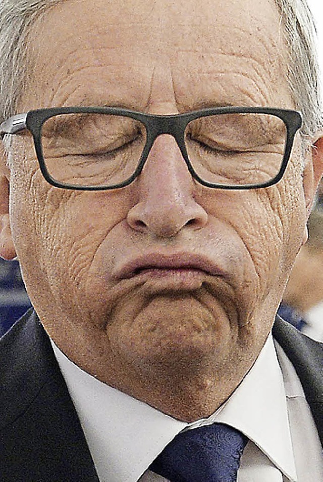 Schon amtsmde? Juncker  | Foto: AFP