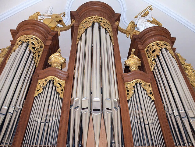 Die Orgel der Heilig-Kreuz-Kirche   | Foto: ralf burgmaier