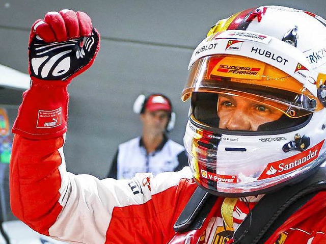 Beste Chancen in Singapur: Sebastian Vettel  | Foto: dpa