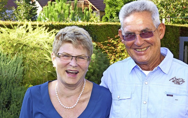 Inge und Helmut Kohler feiern goldene Hochzeit.   | Foto: frank Leonhardt