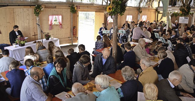 Gelungene Premiere: Der Gottesdienst m...h die Konfirmanden eingefhrt wurden.   | Foto: Helena Kiefer