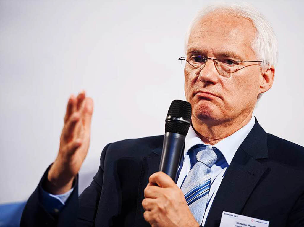 Einer der Diskutanten: Christian Ramm Vorsitzender derGeschftsfhrung der Agentur fr Arbeit Freiburg.