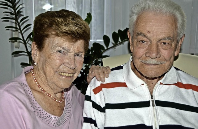 Endingen. Rita und Ewald Dold, knnen ...ene Fest der eisernen Hochzeit feiern.  | Foto: Roland Vitt