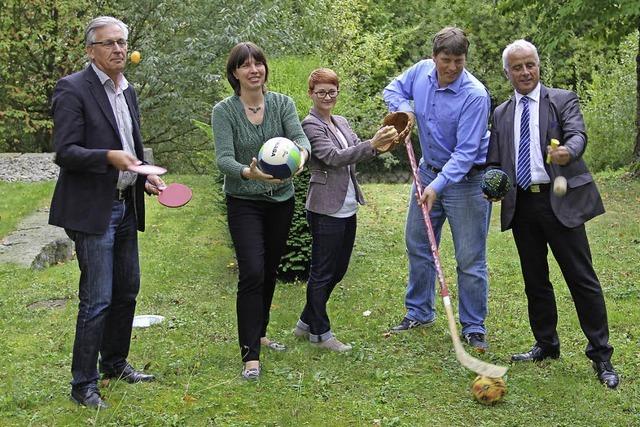 Rund 1000 sportliche Kinder beleben den Brgerpark