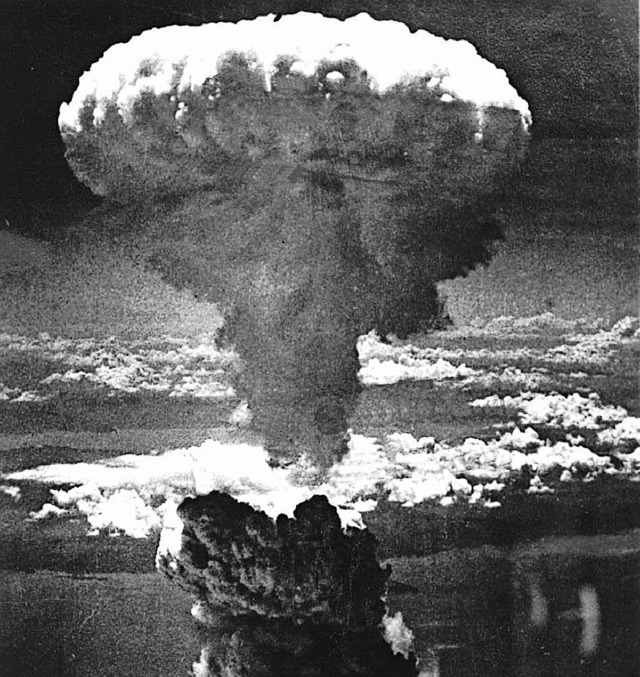 Aus der Geschichte gelernt: Atompilz ber Nagasaki   | Foto: dpa