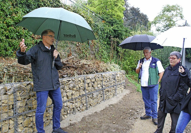 Westlich des  &#8222;Salmegg&#8220; wu...n-Kaiser) und Gudula Nieke-Mast (Bdp)   | Foto: Ralf Staub