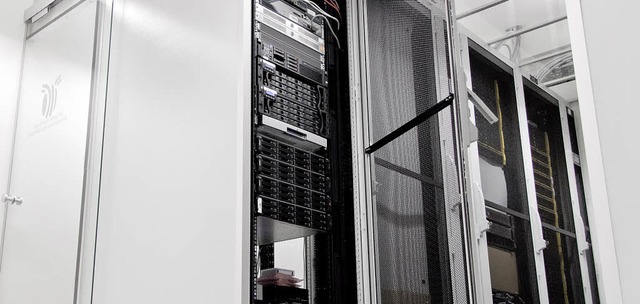 Der neue Serverraum des Max-Planck-Ins...tliche Standards der Green IT&#8220;.   | Foto: MPI