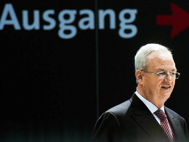 VW-Skandal: Martin Winterkorn ist zurckgetreten  | Foto: dpa