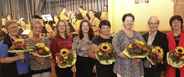 Das Team der AG Zahngesundheit: Rosi B... Tornier und  Hedi Huentz (von links).  | Foto: Dagmar Barber