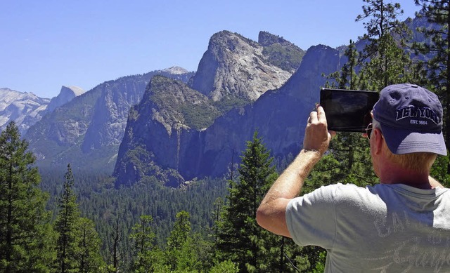 Spektakulre Motive wie hier im Yosemi...s zeigen, um niemanden zu langweilen.   | Foto:  Andrea Warnecke (dpa)