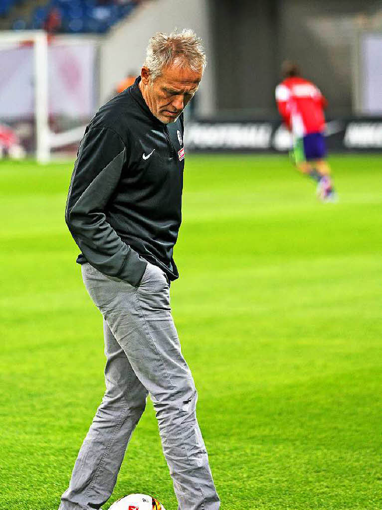 Nach 90 Minuten zeigte in der RedBull Arena die Anzeigetafel ein 1:1 an.