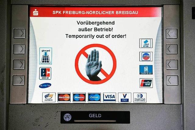 Massiver Ausfall bei Geldautomaten der Sparkassen – Auch Südbaden betroffen